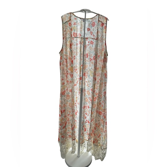 Jack by BB Dakota Floral Duster Vest – Size M - Picture 4 of 9
